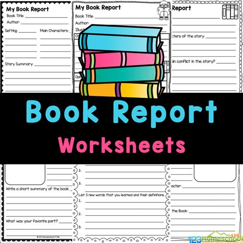 FREE Printable Book Report Worksheets and Template Form