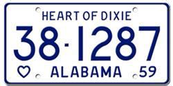 Alabama License Plates - LICENSEPLATES.TV