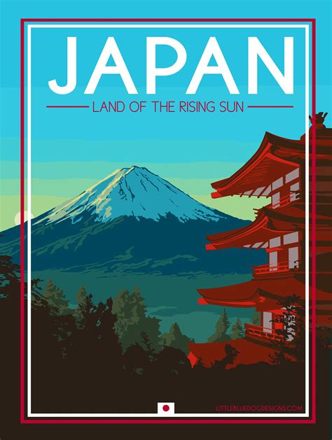 Japan Mt Fuji - Vintage #travel Poster | Vintage travel posters, Travel posters, Retro travel poster