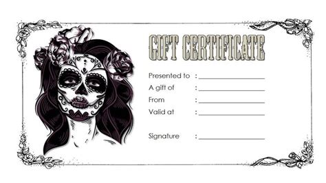 Tattoo Gift Certificate | Paddle At The Point | Printable tattoos ...