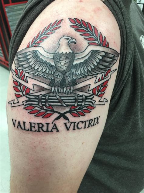 Roman Legion Eagle by Matt from True Tattoo in Richmond Va | Roman tattoo, Picture tattoos ...