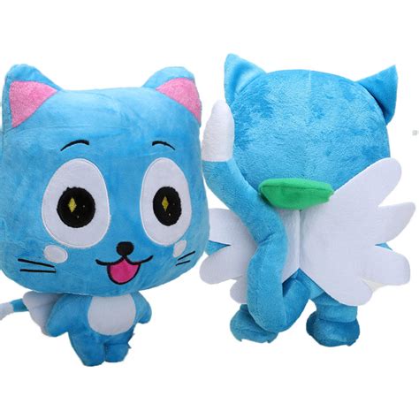 Cartoon Cat Fairy Tail Happy Plush Toy For Baby Gift - China Cat Plush ...