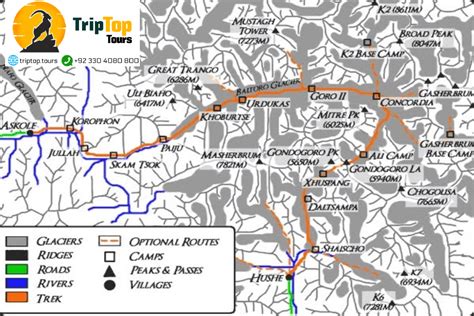 K2 Base Camp Trek Maps – Tips and Guides for Travelers to Pakistan