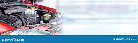 Broken car engine. stock image. Image of technician, industry - 81485663