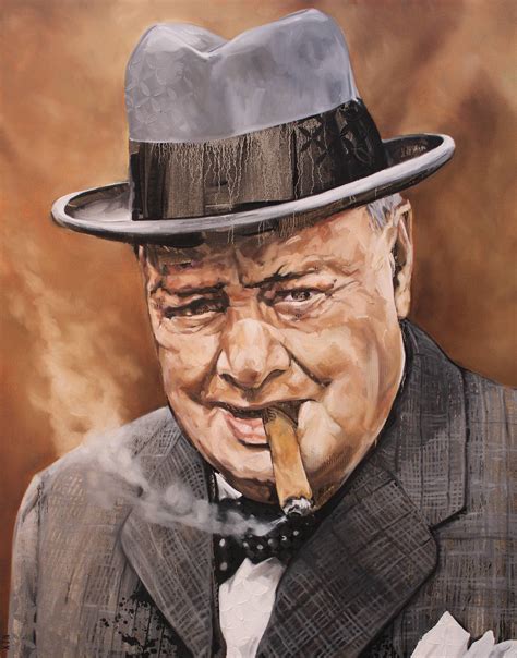 Corné Eksteen | Featured Artwork | Portrait of Winston Chruchill