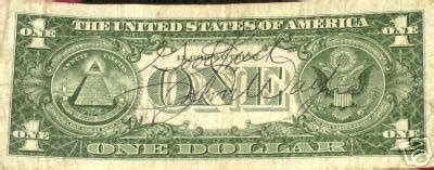 John Wayne Autographed Signed One Dollar Bill Autograph | #36216270