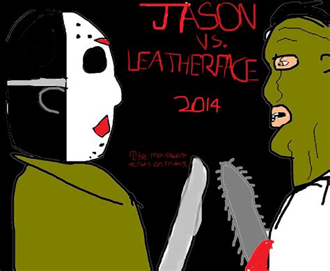 Jason vs. Leatherface poster by SteveIrwinFan96 on DeviantArt