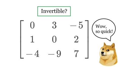 Invertible matrix - YouTube