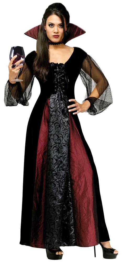 Womens Adult Maiden Gothic Vampire Costume - Mr. Costumes