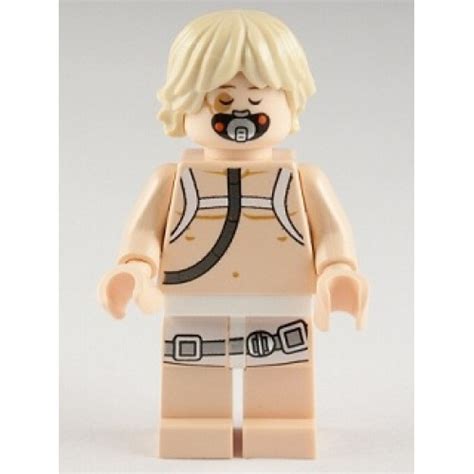 LEGO Minifigure sw342 Luke Skywalker (Bacta Tank Outfit) | iBricktoys: LEGO shop guide and database