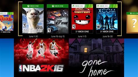 Free PlayStation & Xbox Video Games Coming June 2016 • Player HUD