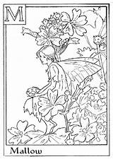 Flower Fairies Coloring Pages sketch template