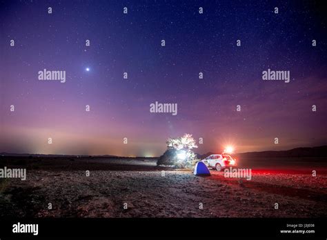 Liwa Oasis, Abu Dhabi , United Arab Emirates -i; camping in the desert Stock Photo - Alamy