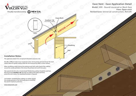 Eave Vents | Under Eave Roof Soffit Vents - Vulcan Vents