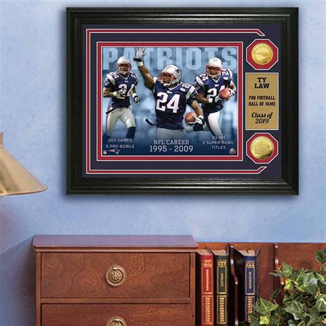 Ty Law Hall of Fame Collage