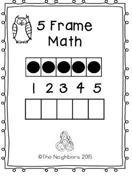 Five Frame Math by Miss Jackie's Education at Home | TpT