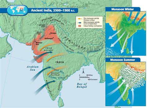 Ancient India Map Indus River Valley