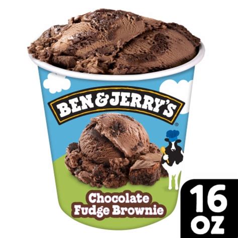 Ben & Jerry's Chocolate Fudge Brownie Ice Cream Pint, 16 oz - Kroger