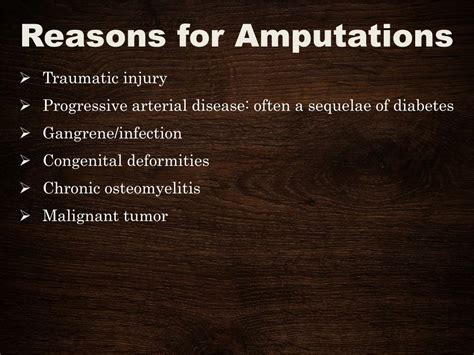 PPT - AMPUTATIONS PowerPoint Presentation, free download - ID:1848036