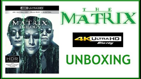 Matrix Trilogy 4K Blu-ray Unboxing - YouTube