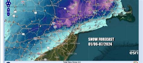 Winter Storm Watch Saturday into Sunday Inland Mid Atlantic & Northeast ...