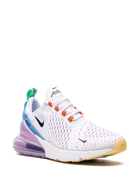 Nike Air Max 270 "White/Black/Safety Orange/Gree" Sneakers - Farfetch