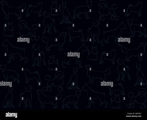 Different breeds dog Stock Vector Images - Alamy