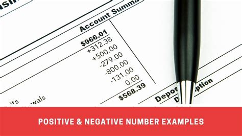 10 Important Examples Of Positive And Negative Numbers In Real Life - Number Dyslexia