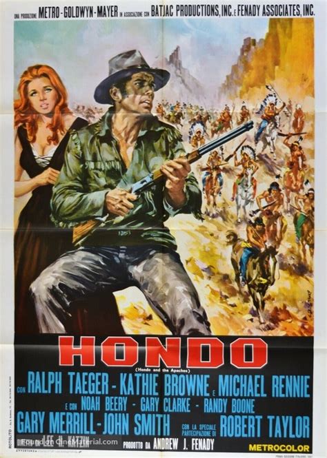 "Hondo" (1967) Italian movie poster