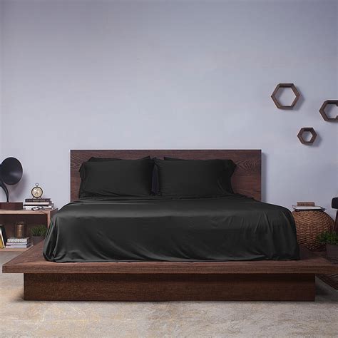 Best Buy: SHEEX Sleep Tech Sheet Set King Cal King Black 201064