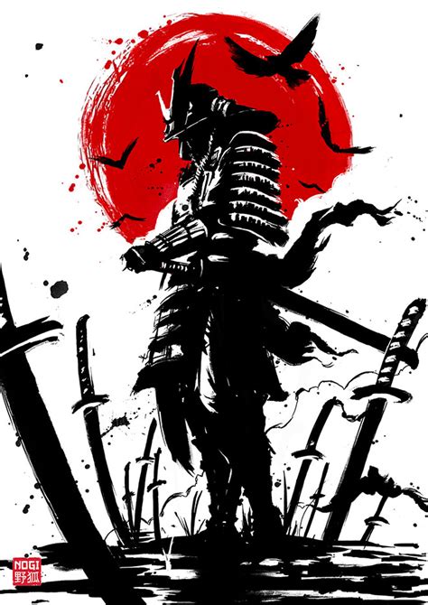 Showcase of Designs & Illustrations of Samurai Warriors | Japanese art samurai, Samurai warrior ...