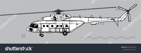 Mi 17 Helicopter: Over 7 Royalty-Free Licensable Stock Illustrations ...