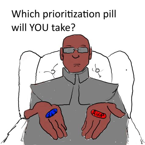 Red Pill or Blue Pill: Fix Prioritization Now