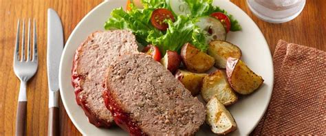 A Betty Crocker Kitchens favorite, this herb-flecked meatloaf is ...