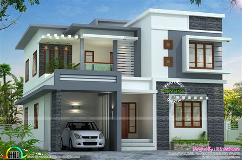 2767 sq-ft flat roof style home - Kerala Home Design and Floor Plans - 9K+ Dream Houses