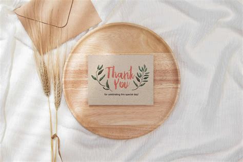 Rustic 'Thank-You' Cards Perfect for ANY Kind of Event!