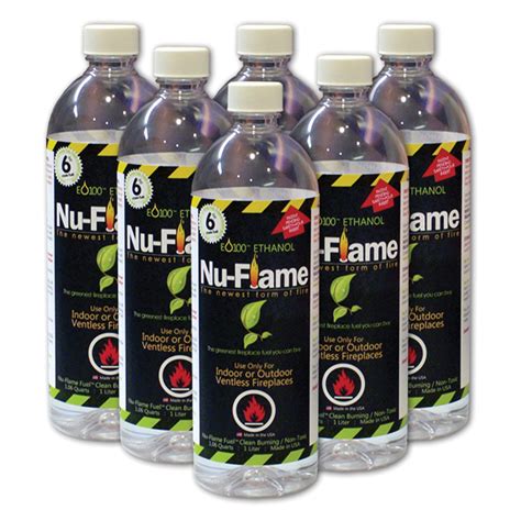 Nu-Flame 6 pk. Bio-Ethanol Fuel - Walmart.com