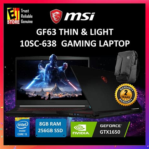 MSI GF63 Thin Price in Malaysia & Specs - RM2738 | TechNave