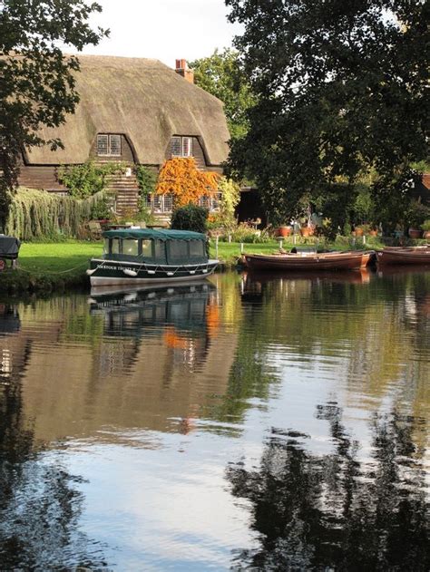 River Stour at Flatford Mill, Suffolk in England England Ireland ...