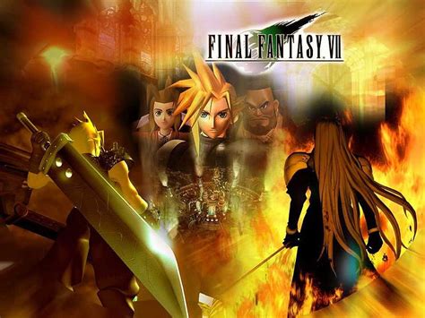 1920x1080px, 1080P free download | Final Fantasy VII, barret, ff7, cloud, aerith, sephiroth, HD ...