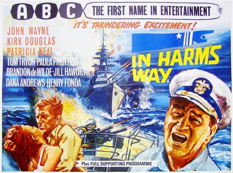 Solve IN HARM’S WAY - 1965 MOVIE POSTER JOHN WAYNE, KIRK DOUGLAS jigsaw puzzle online with 336 ...