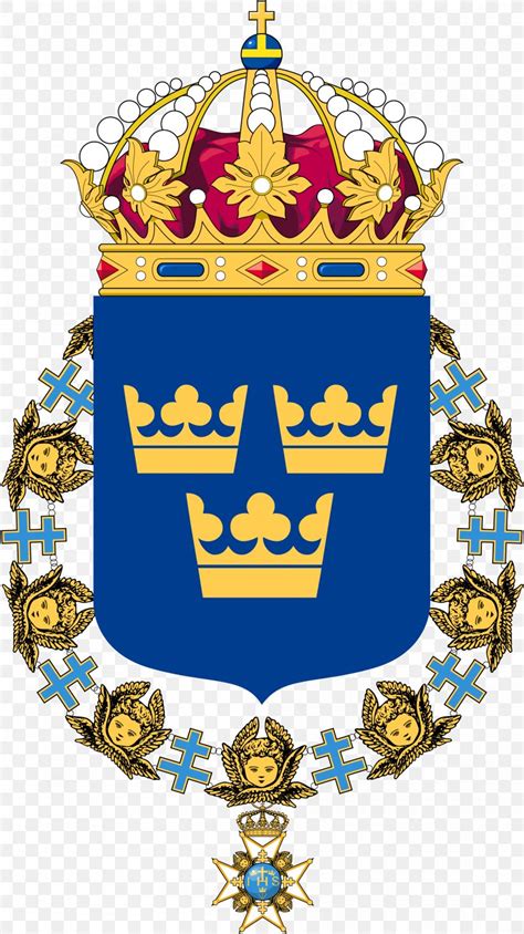 Coat Of Arms Of Sweden Swedish Empire Flag Of Sweden, PNG, 2000x3564px ...