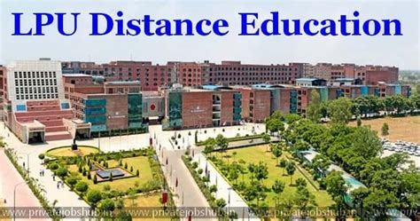 How LPU distance education apply online admission offers