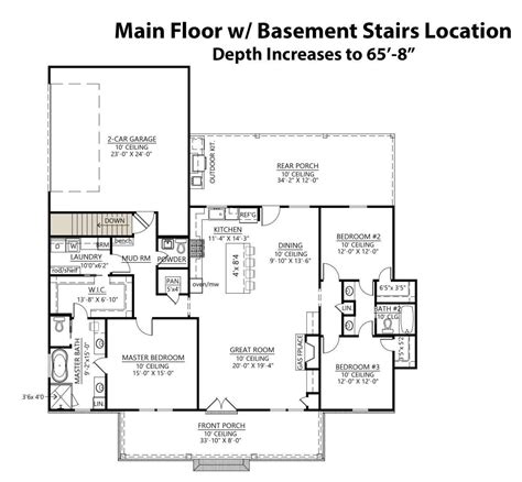 Modern Farmhouse Plan 1 997 Square Feet 3 Bedrooms 2 5 Bathrooms - Vrogue