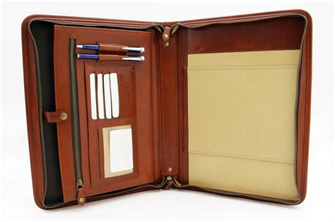 Leather Organizer A4, Leather Document Folder, Leather Portfolio A4, Document holder, Tablet ...