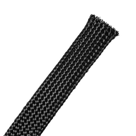 PET Expandable Cord Protector, 10Ft-12mm Wire Loom Cable Sleeve and Organizer Black - Walmart ...