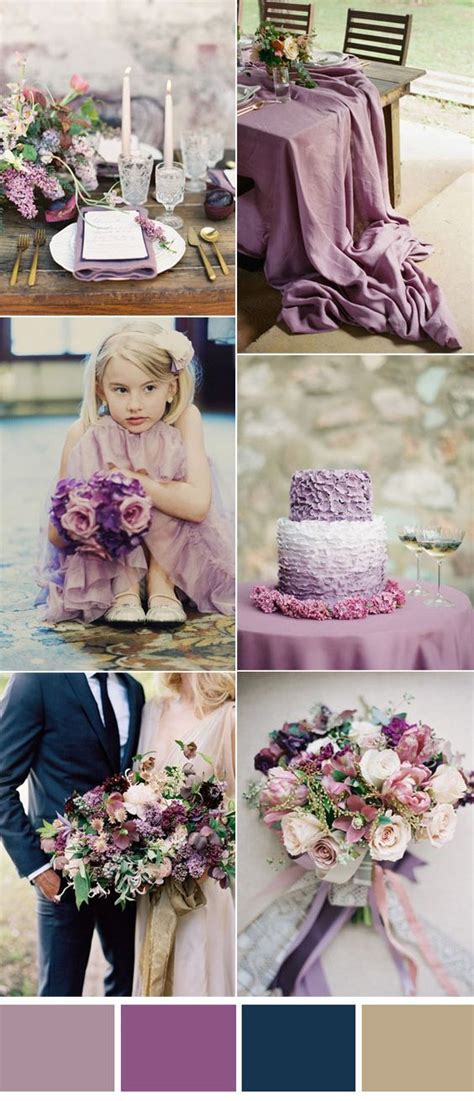 Six Pretty Mauve Wedding Color Combos for All Brides - Elegantweddinginvites.com Blog | Mauve ...