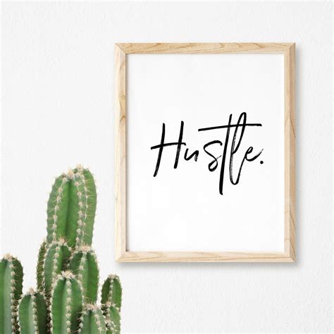 Hustle Printable, Hustle Print, Hustle Wall Art, Hustle Poster ...