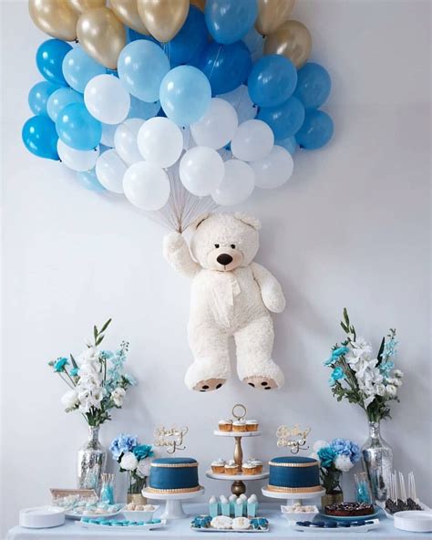 Baby Shower Idea. Love it! | Baby shower balloons, Baby bear baby shower, Baby shower decorations