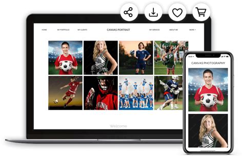 Build A Sports Photographer Portfolio Website | Zenfolio